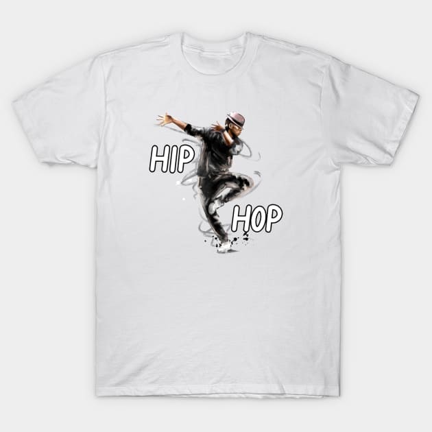 Hip Hop T-Shirt by ILYOart